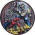 Legendární kapela Iron Maiden na atraktivní parciálně kolorované stříbrné minci