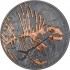 Evoluce života - Edaphosaurus - prehistorický byložravý dinosaur na atraktivní stříbrné minci