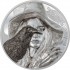 Čarodějka a havran na atraktivní stříbrné mince s vysokým reliéfem a detailním zpracováním